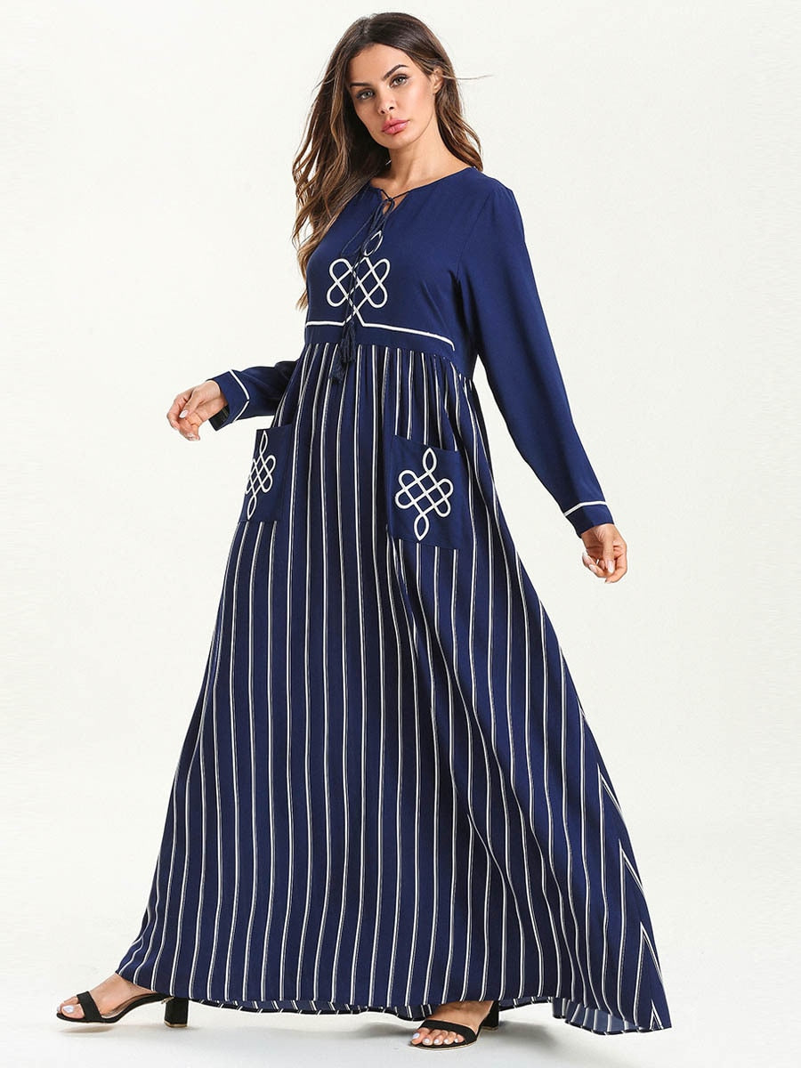 Kaftan Robe longue à manches longues